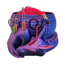 Ciotola porta-filati Fantasy Dragon Egg per lavorare a maglia, ciotola portaoggetti per l'uncinetto,