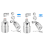 1/2inch 3/4inch 1inch Automatic Float Valve, 304 Stainless Steel Fully Water Level Control 2 Set 1