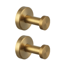 2 ganci per doccia, bagno, cucina, porta in vetro, specchio, piastrelle, luffa, asciugamano, cappotto, accappatoio, portaoggetti, oro