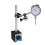 Dial Indicator with Magnetic Base Holder Fine Adjustable Long Arm 0-1 Inch Professional Gauge 0.001 5