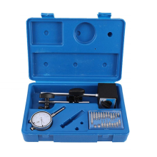 Messuhr mit magnetischem Basishalter, fein einstellbar, langer Arm, 0–1 Zoll, professionelles Messgerät, 0,001