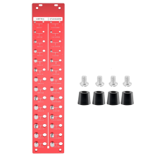 28 Moer- en bout-draadcontrole met 14 metrische standaardmaten, draadmeter-voedselpads, rood