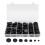 188 Pieces Closed Rubber Grommet Firewall Solid Hole Plug Assortment Kit for Wire Electrical Appliance Plumbing 1