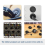 188 Pieces Closed Rubber Grommet Firewall Solid Hole Plug Assortment Kit for Wire Electrical Appliance Plumbing 8
