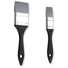 Set di 2 pennelli in silicone, da 1 pollice e 2 pennelli piatti, pennelli larghi, stretti e flessibili