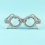 1pc Optometry Trial Lens Frame Ophthalmic Instrument Fixed PD Option,PD66 7