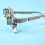 1pc Optometry Trial Lens Frame Ophthalmic Instrument Fixed PD Option,PD56 5