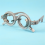 1pc Optometry Trial Lens Frame Ophthalmic Instrument Fixed PD Option,PD64 3