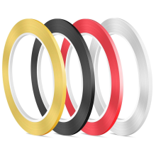 4 rollen whiteboardtape met whiteboardlijnen, 3 mm x 65 m dunne whiteboardtape, zelfklevende whiteboardlijn