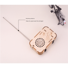Kit di materiali di assemblaggio fai da te per modelli radiofonici fai da te, formazione scientifica e tecnologica, sperimentazione