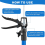 Cabinet Jack Support Pole,19-45in Adjustable Telescopic Rod,Maximum Load 40kg, Pole 2PCS 5