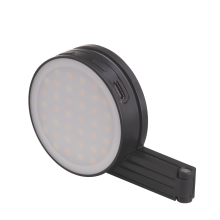 M38 Magnetic Folding Bi - Color LED Fill Light with Beauty Mirror, 2500 - 6500K±200K Color Temp, for Phone/Tablet Selfie & Shooting