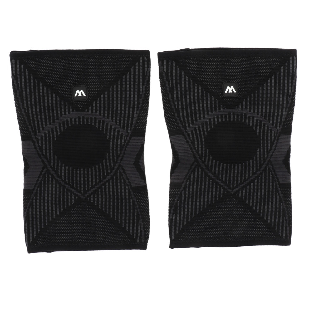 Black One Pair Knee Brace Support Nylon Knit
