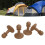 4Pcs Lightning Proof Cap Camping Tent Poles Awning 12