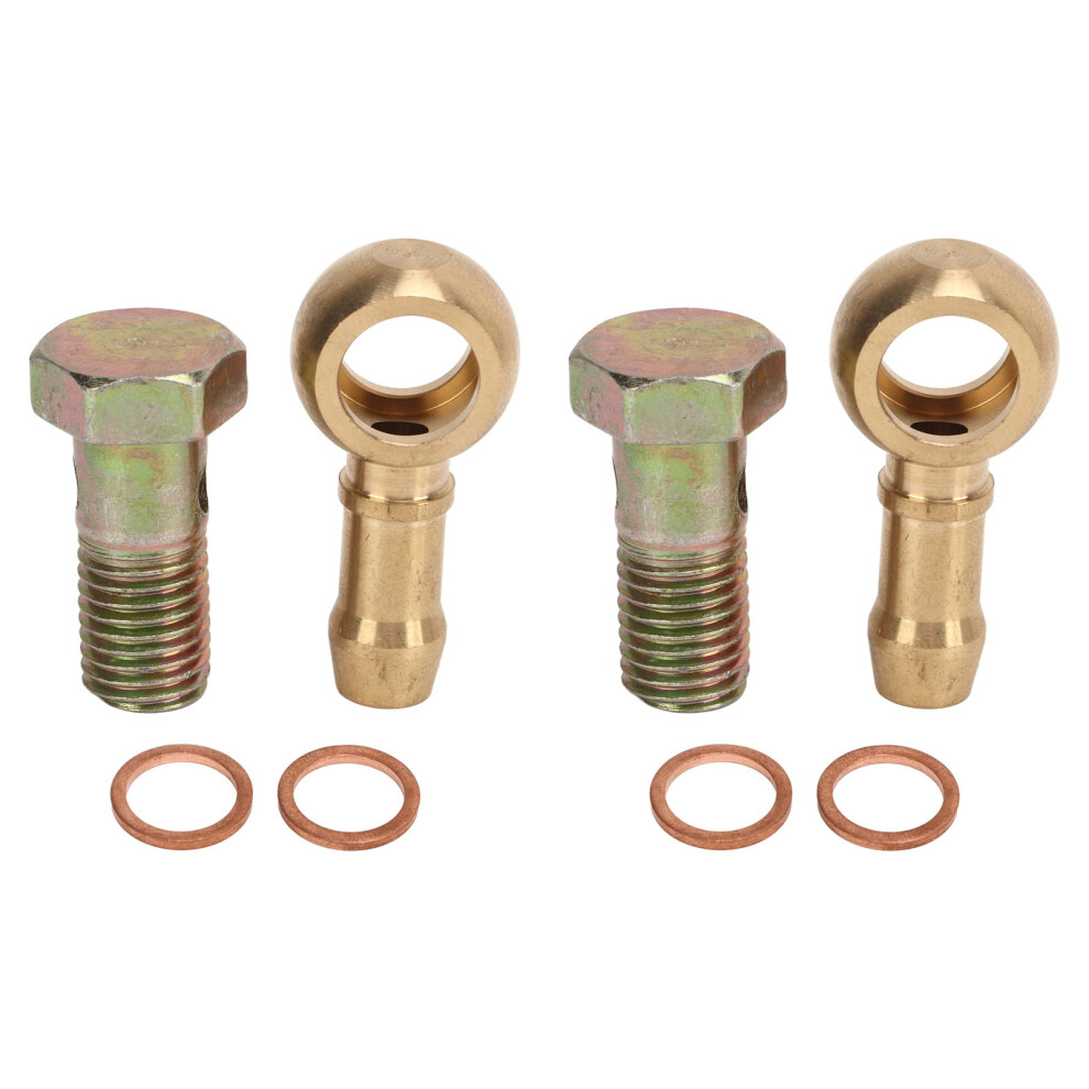 2 Set M12x1.25mm To 3/8In Turbo Water Banjo Bolt 9121376984266