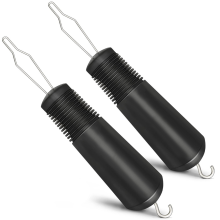 Outil d'aide à la pose de boutons 2 pièces avec poignées antidérapantes pour personnes âgées et arthritiques