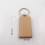 60 τεμάχια κενό τετράγωνο ξύλινο μπρελόκ DIY κλειδί ετικέτα δώρου 4