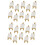 10 Sets Mini Display Easel With Canvas 8X8Cm Small Table Gift 1