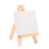 Conjunto de mini cavalete para artistas com 12 peças + mini tela de 3 polegadas x 3 polegadas para pintura 3