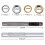 Kit de 100 œillets 1/4 pouce avec kit d'outils d'installation 3 pièces, 2 couleurs 2