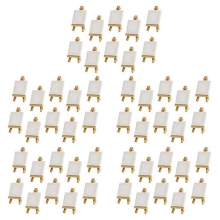10 sets mini-display-ezel met canvas 8x8 cm, klein tafelcadeau