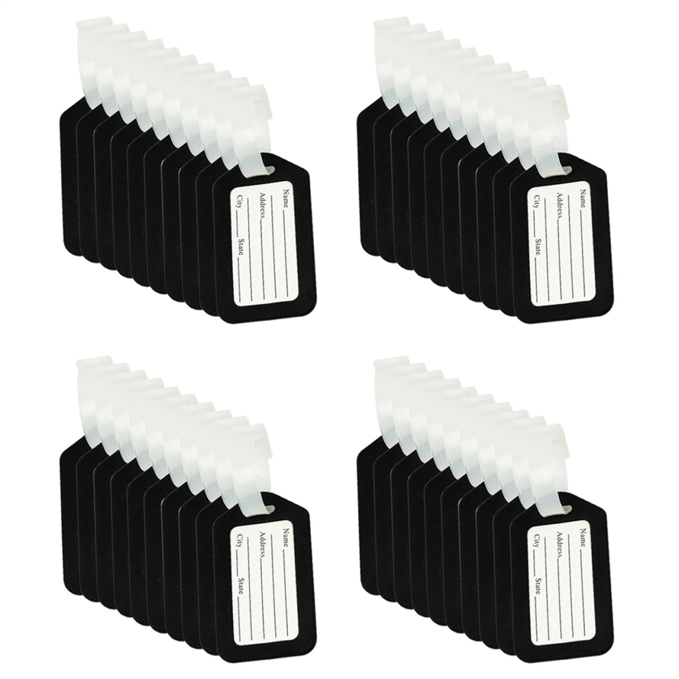 10 Db-Os PoggyáSzcíMke, BőRöNdcíMke, TáSka, UtazáSi KiegéSzíTőK, Fekete-image