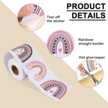 Bordi per bacheche arcobaleno boho da 20 m o decorazioni per la scuola a casa