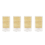 10 set di ripiani in metallo 3D, kit di etichette per prezzi in oro 3