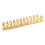 10 set di ripiani in metallo 3D, kit di etichette per prezzi in oro 1