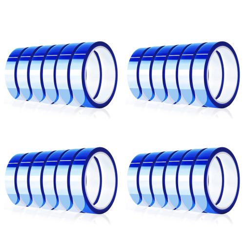 6 ρολά 20mm X33M μπλε θερμαντική ταινία υψηλής θερμοκρασίας