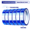 6 ρολά 20mm X33M μπλε θερμαντική ταινία υψηλής θερμοκρασίας 2