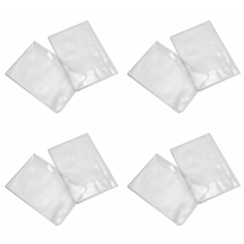 2 x Transparante paspoorthoes