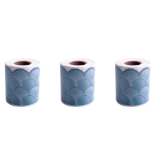 Bordi per bacheche con smerli blu sfumati da 20 m, bordi dritti