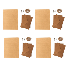 12 unidades de papel kraft para escrever em papel timbrado, número 16