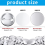 Button Making Supplies for Button Maker Machine Round Badge Pin 5