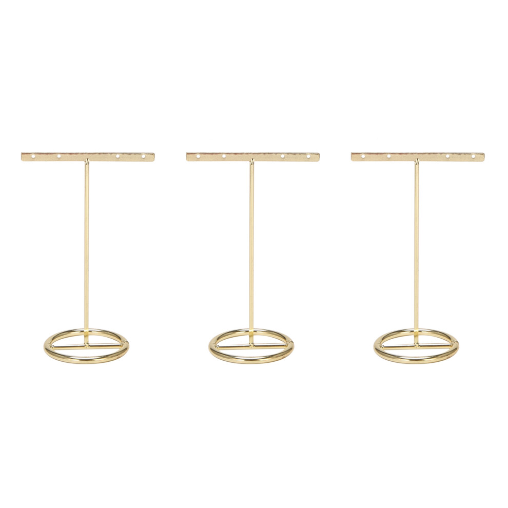 Gouden oorbellen displayrek T-vormige oorbellen vitrine gouden grote