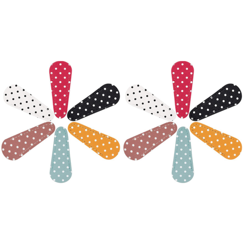 6 Stück Stickschere, gepunktete Scheren-Schutzhülle