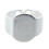 10 x Base de Anillo Ajustable Oval Baado Plata DIY 15 mm 2