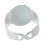 10 x Base de Anillo Ajustable Oval Baado Plata DIY 15 mm 3