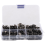 90 σετ βιδών Chicago Assorted Kit, 6 μεγέθη για DIY δερμάτινες κατασκευές A 2