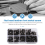 90 σετ βιδών Chicago Assorted Kit, 6 μεγέθη για DIY δερμάτινες κατασκευές A 5