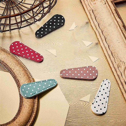 6 Stück Stickschere, gepunktete Scheren-Schutzhülle 1