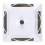 White Solar/Battery Powered Rotating Stand Product Display 4