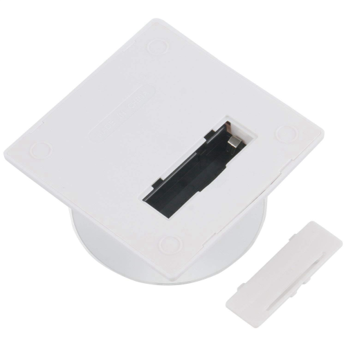 White Solar/Battery Powered Rotating Stand Product Display 2