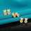 3-Pairs Earring Backs,Earring Backs Lifter (Gold) 2