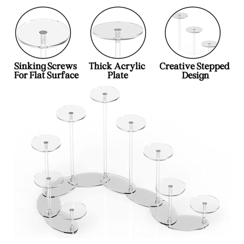9 Tier Transformable Acrylic Display Stand 2