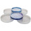 Pacote com 4 moldes de silicone para porta-copos redondos grandes, diâmetro 3,94 polegadas/10 cm 2