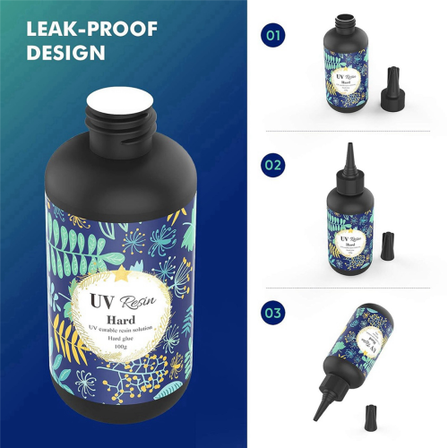 UV-hars - kristalheldere harde lijm, ultraviolet uithardende epoxyhars 1