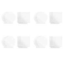 2 mm acrylplaat, transparant voor LED-lichtbasisborden, doe-het-zelfdisplay, 6 stuks