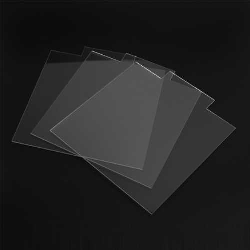 2mm Acrylic Sheet Clear for LED Light Base Signs DIY Display 6 Pcs 2